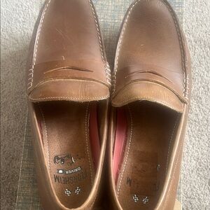 Florsheim Brown Leather Slip-On Loafers